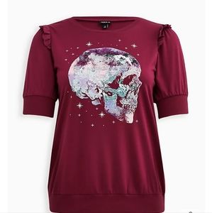 Torrid Short Sleeve Sweat Shirt